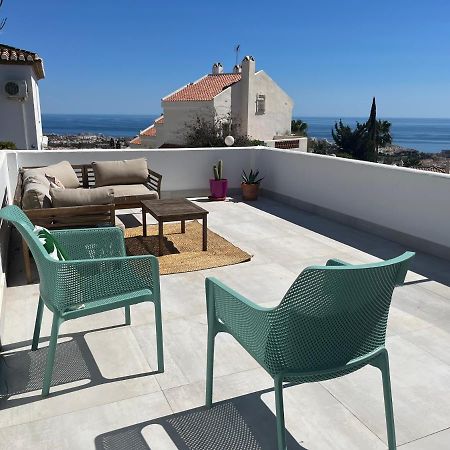 A Terrace With Sea View, 2 Bedrooms Apartment In Benalmádena Dış mekan fotoğraf