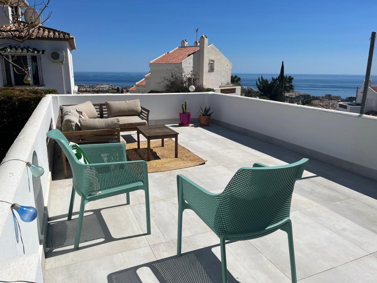 A Terrace With Sea View, 2 Bedrooms Apartment In Benalmádena Dış mekan fotoğraf